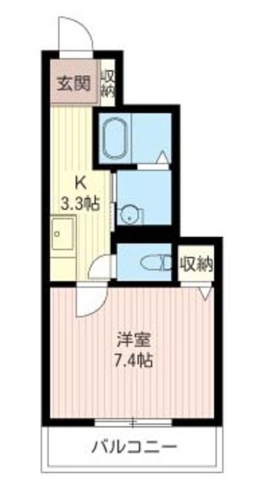 メゾン福田参番館の間取り