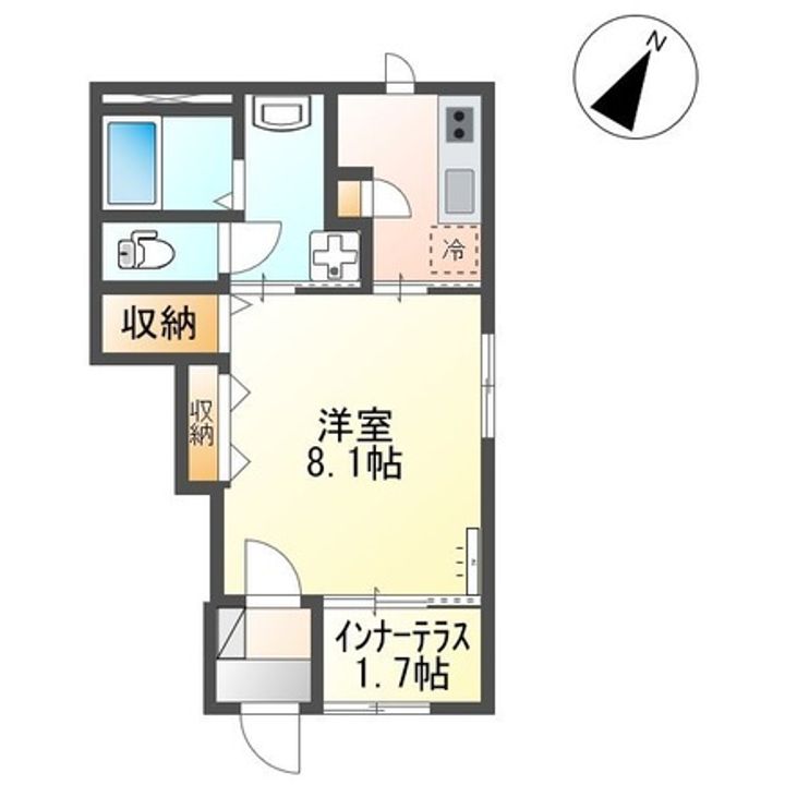 NO SIDO2(ノーサイド2)の間取り