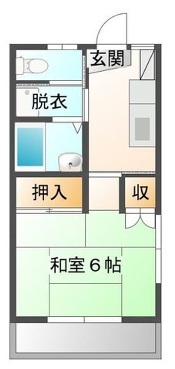 カサデムーンパートI・IIの間取り