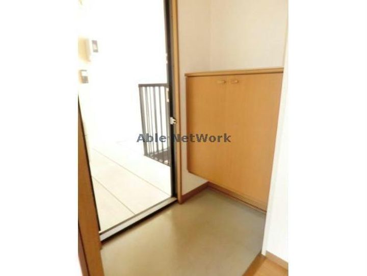 ハイカムール茶臼山の玄関