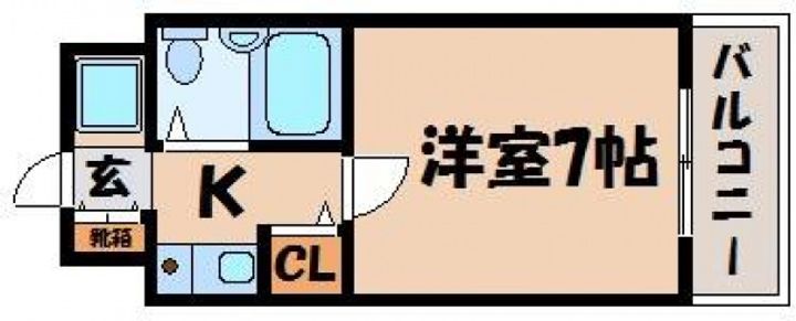 メルヘンマンション矢野東の間取り