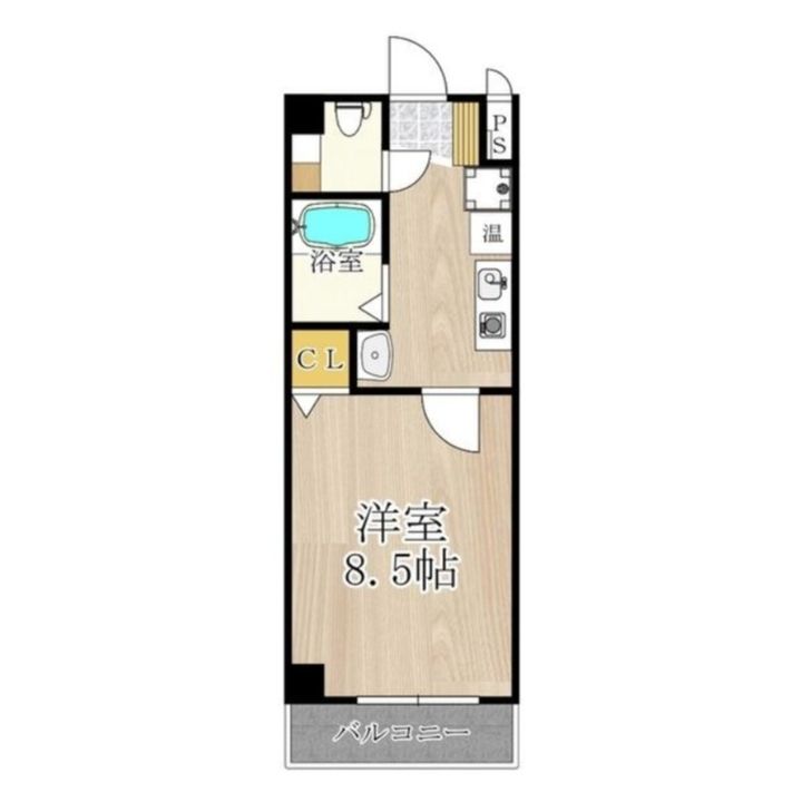 大阪府堺市堺区市之町西3(マンション)の賃貸物件の間取り