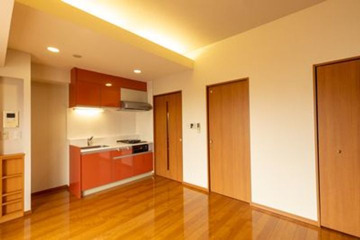 グリーンヒルズ河田町の居間