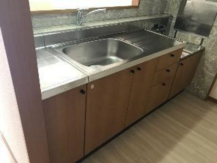 愛知県尾張旭市新居町上の田(アパート)の賃貸物件のキッチン