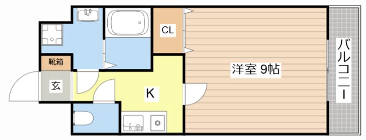 滋賀県大津市今堅田2(マンション)の賃貸物件の間取り