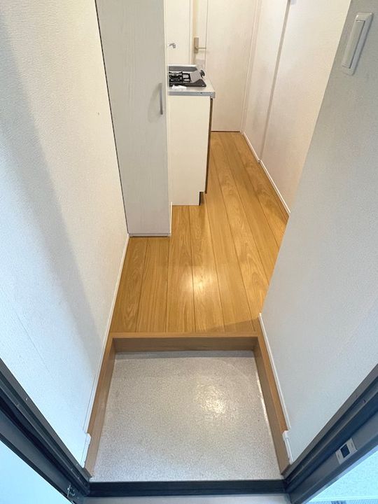 ソレイユせんげん台の玄関