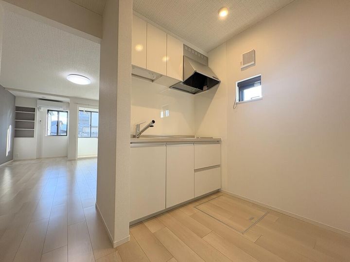 山梨県甲斐市玉川(アパート)の賃貸物件のキッチン