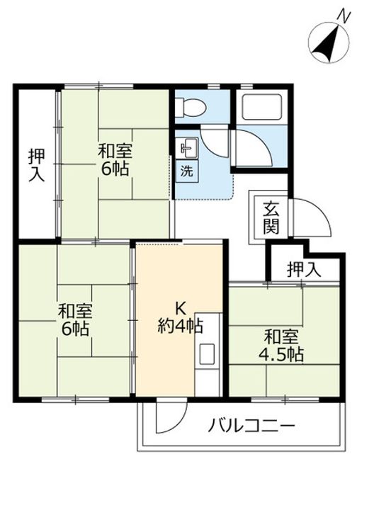UR江南の間取り