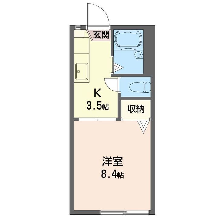 神奈川県平塚市真田4(アパート)の賃貸物件の間取り