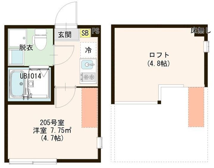 IRORI生田の間取り