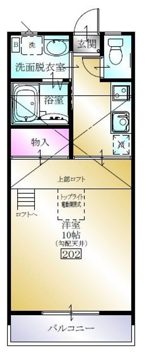 グロリエッタ2の間取り