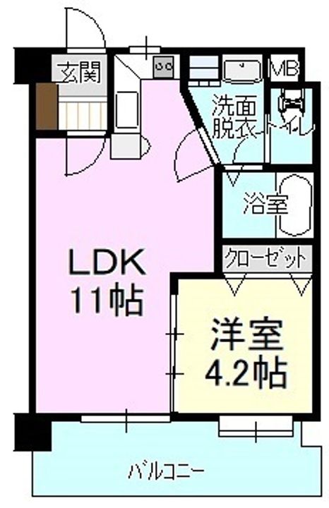 ガーデンヒルズ東山の間取り