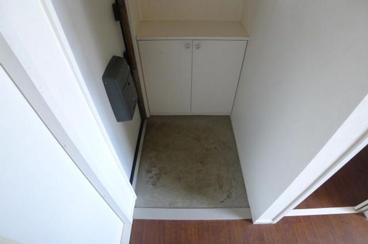 グリーンヒルズD棟の玄関