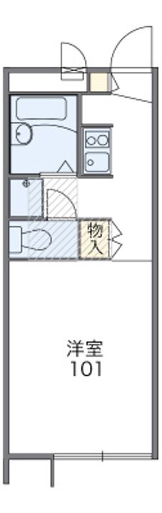 レオパレス茜の間取り