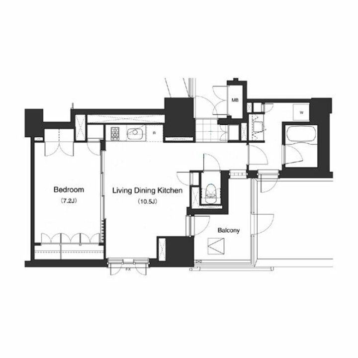 プライムアーバン本駒込の間取り