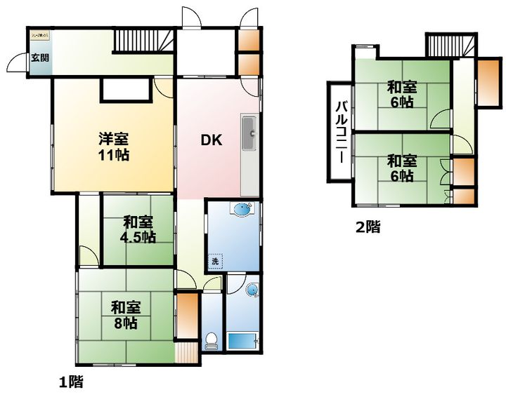 千葉県茂原市中の島町(一戸建)の賃貸物件の間取り