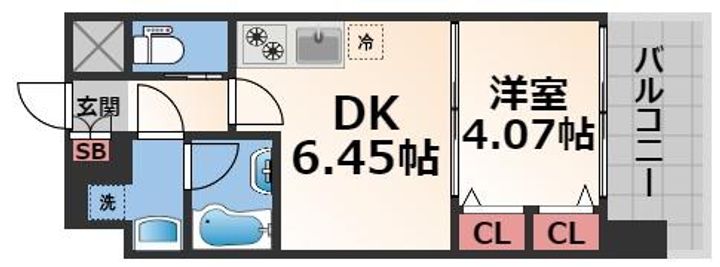 プレジオ布施EUROの間取り