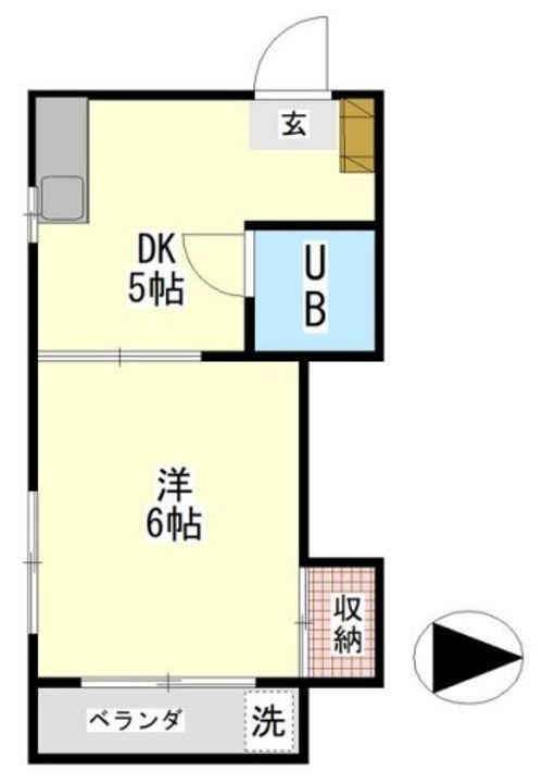 アルカディア弦巻の間取り
