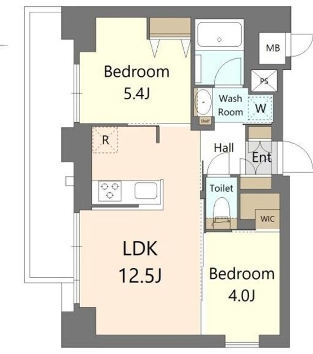 S-RESIDENCE王子enableの間取り
