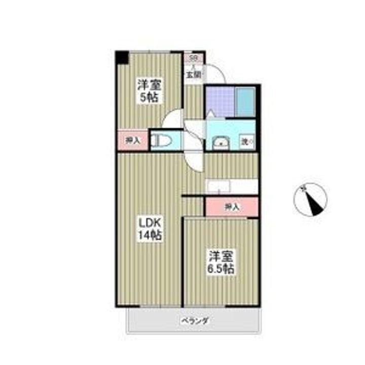 たちばなハイツの間取り