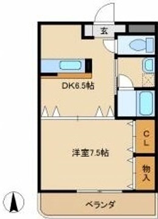 サンパレス総社の間取り