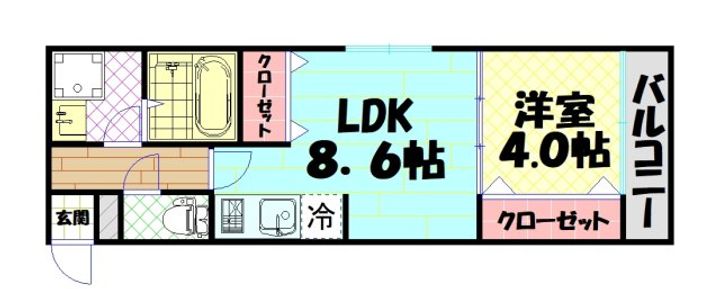 アート大正の間取り