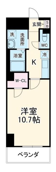 リヴェール綾堀川の間取り