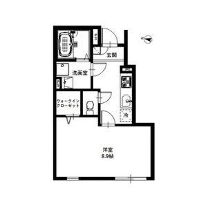 愛知県名古屋市中川区中郷2(アパート)の賃貸物件の間取り