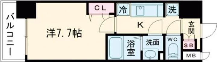 Sophia court鳳の間取り