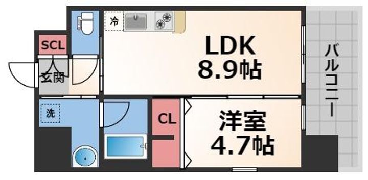 プレジオ布施ASIANの間取り