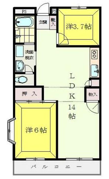 サバーブス根来の間取り