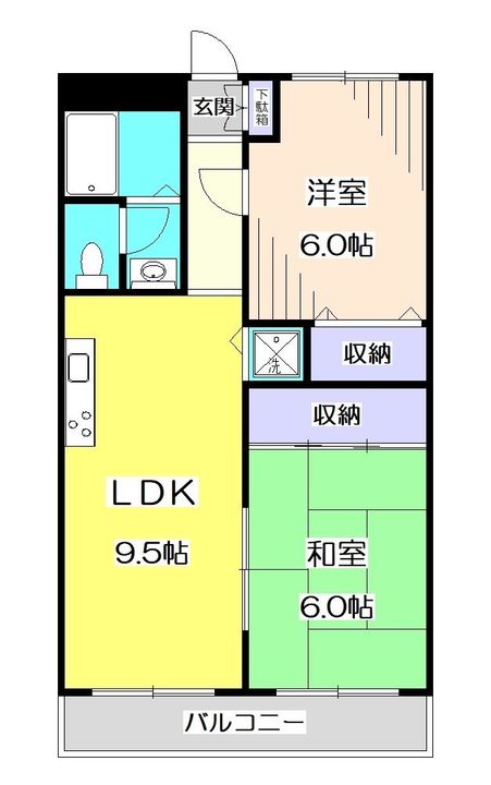 東京都練馬区上石神井3(アパート)の賃貸物件の間取り