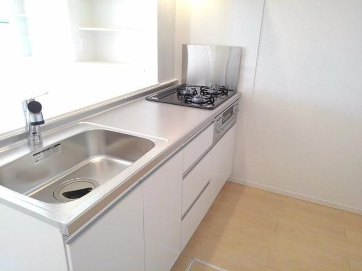 栃木県栃木市今泉町1(アパート)の賃貸物件のキッチン