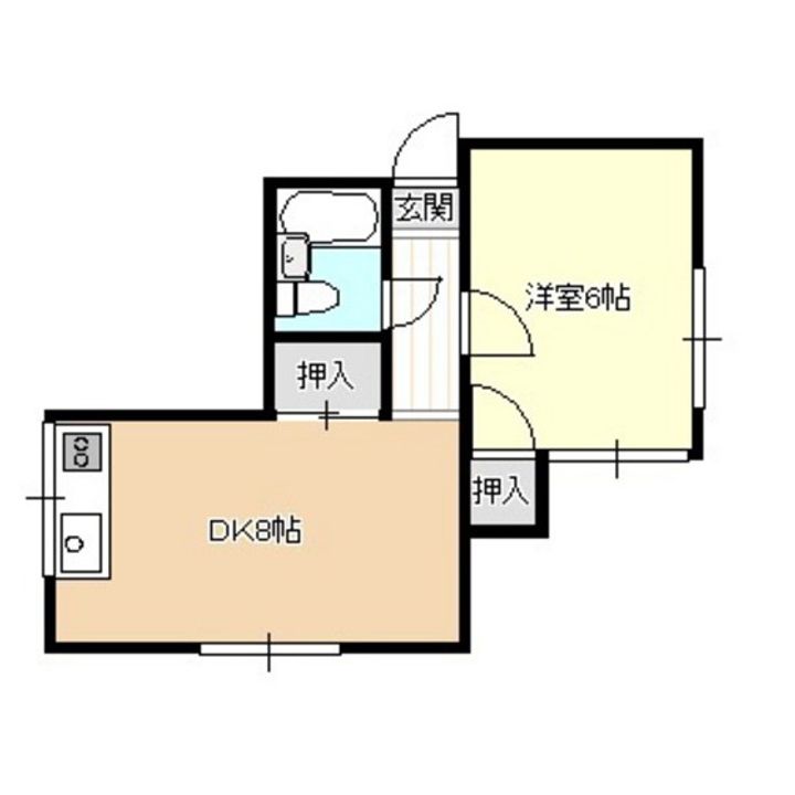 コーポロイヤルBの間取り