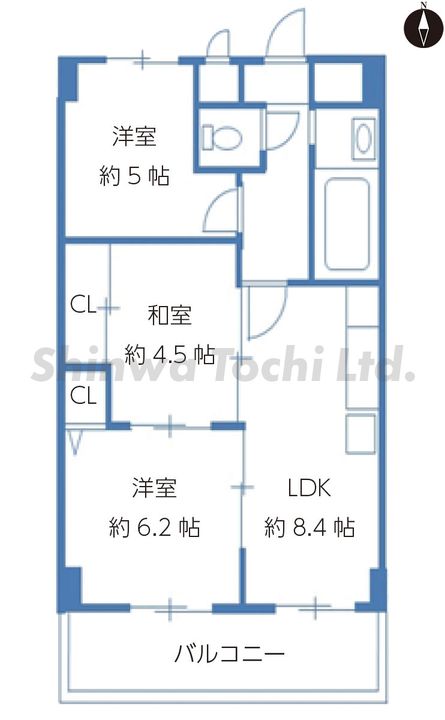 コンシェール信和の間取り