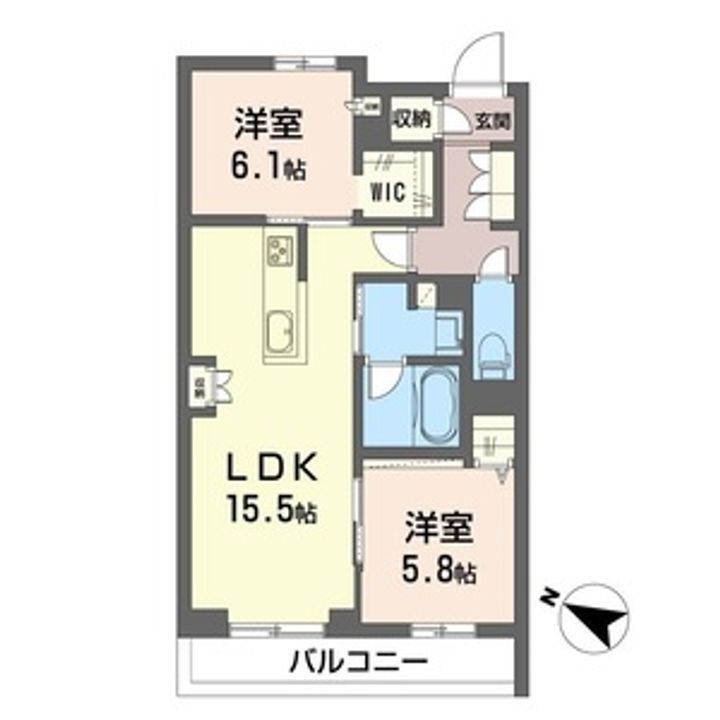 カーサファミリオの間取り