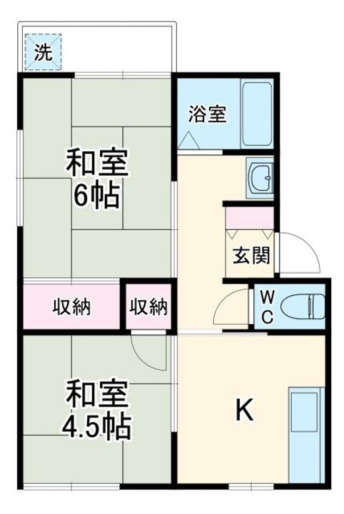 コーポ小川の間取り