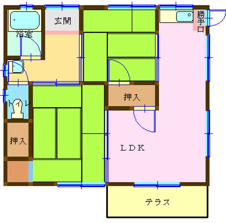 三重県鈴鹿市稲生塩屋3(一戸建)の賃貸物件の間取り