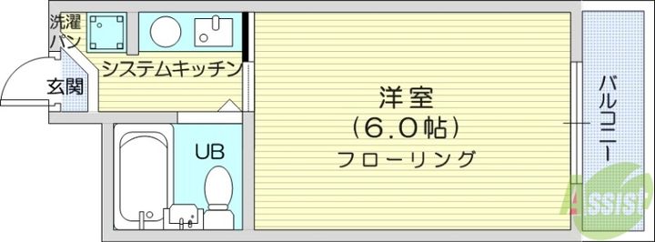 ベルシティ台原の間取り