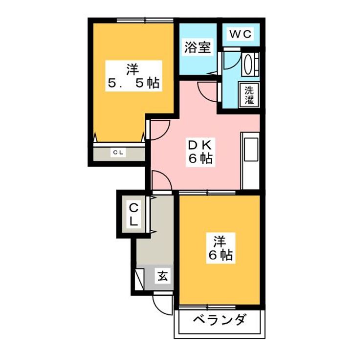 カスカータの間取り