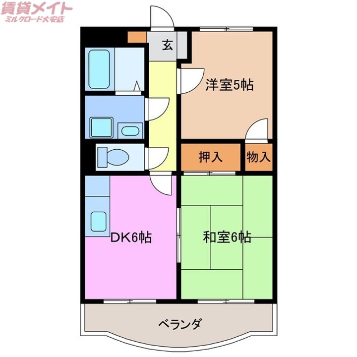 レジデンス菰野の間取り
