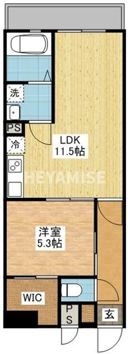 ヴィオラ東長崎の間取り