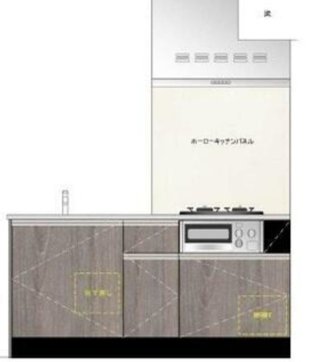 LUXENA+PAWS藤沢のキッチン