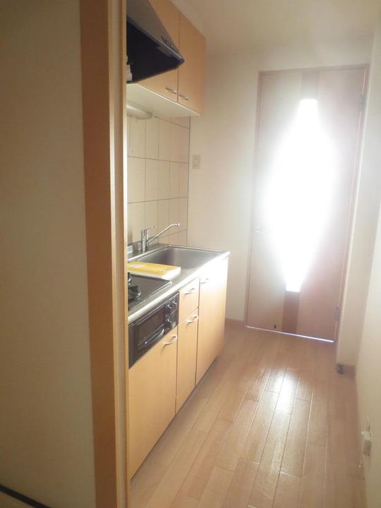 茨城県ひたちなか市相金町(アパート)の賃貸物件のキッチン