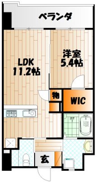 ミーナ原町の間取り