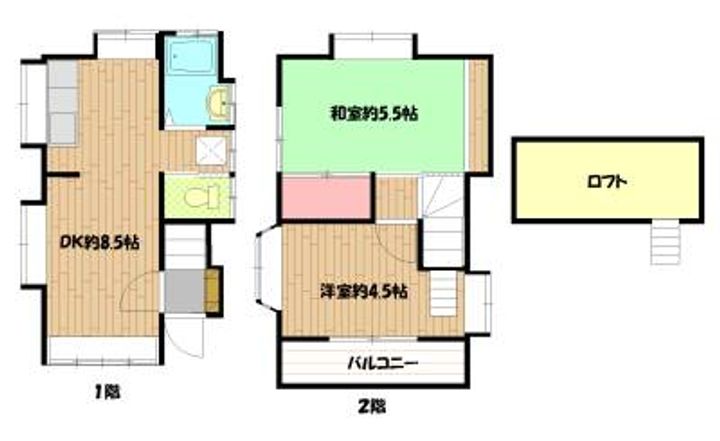 東京都練馬区旭町1(一戸建)の賃貸物件の間取り