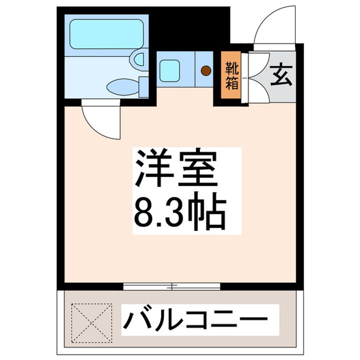 シンコー熊本駅前スカイマンションIの間取り