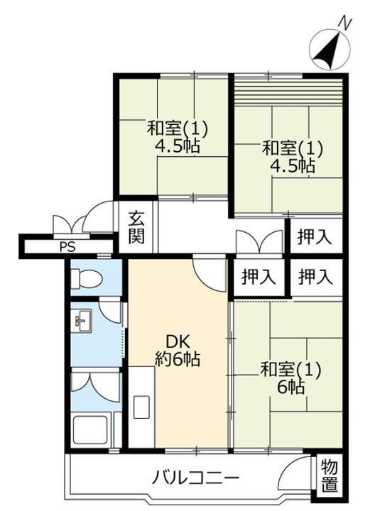 UR梨香台の間取り