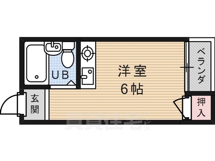 大阪府高槻市芥川町1(マンション)の賃貸物件の間取り