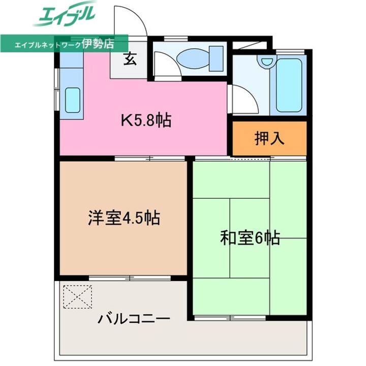 クレアトゥール伊勢志摩の間取り